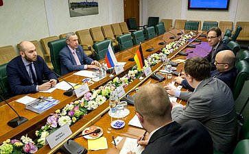 Встреча А. Климова с членом Комитета по международным делам Бундестага ФРГ Мануэлем Заррацином