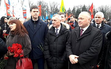 А. Кондратенко принял участие митинге, посвящённом 75-летию освобождения Краснодара от немецко-фашистских захватчиков