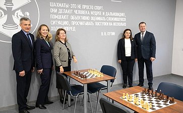 Сенаторы посетили Центр физкультурной и спортивной работы «Олимпия» Тюменского муниципального района