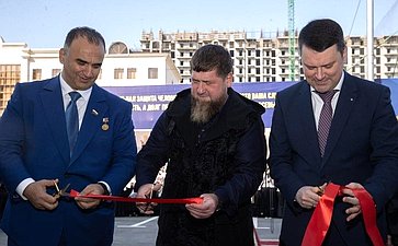 Мохмад Ахмадов в Грозном принял участие в открытии здания централизованного архива выплатных дел пенсионного и социального страхования