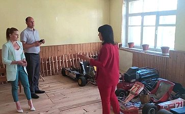 Ирина Кожанова с рабочим визитом посетила Дорогобужский район Смоленской области