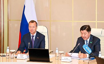 Делегация Совета Федерации во главе с первым заместителем Председателя СФ Андреем Яцкиным приняла участие в 24-м заседании Комиссии по сотрудничеству между Сенатом Парламента Республики Казахстан и Советом Федерации