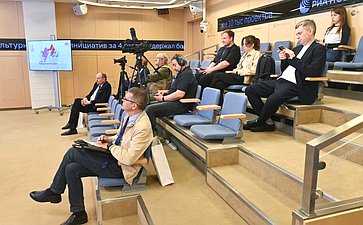 Заместитель Председателя Совета Федерации Константин Косачев провел пресс-конференцию, приуроченную к старту культурно-образовательного проекта «Поезд памяти»