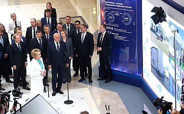 Председатель СФ Валентина Матвиенко и Министр энергетики РФ Сергей Цивилев приняли участие в торжественной церемонии подключения к природному газу социальных, спортивных и коммунально-бытовых объектов в четырёх субъектах Российской Федерации