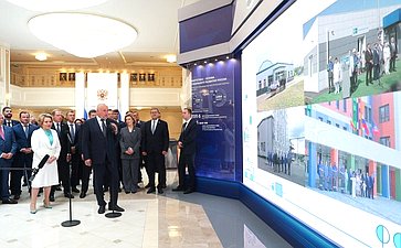 Председатель СФ Валентина Матвиенко и Министр энергетики РФ Сергей Цивилев приняли участие в торжественной церемонии подключения к природному газу социальных, спортивных и коммунально-бытовых объектов в четырёх субъектах Российской Федерации
