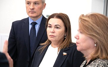 Сенаторы посетили Центр физкультурной и спортивной работы «Олимпия» Тюменского муниципального района