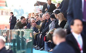 Председатель Совета Федерации Валентина Матвиенко присутствовала на военном параде в ознаменование 80-й годовщины Великой Победы