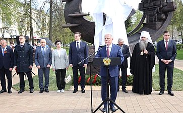 Александр Вайнберг принял участие в открытии памятника нижегородскому кораблестроителю Николаю Сергеевичу Жаркову