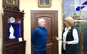 Наталия Косихина посетила Рыбинский музей адмирала Ф.Ф.Ушакова