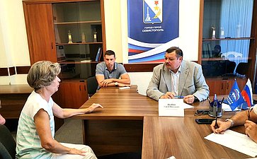 Сергей Колбин в ходе работы в регионе провел прием граждан по вопросам правовой поддержки
