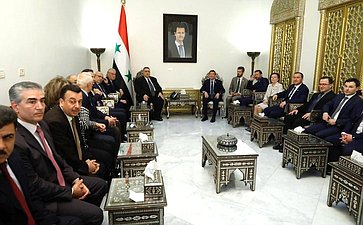 Российская делегация во главе с заместителем Председателя Совета Федерации Андреем Турчаком посетила Сирию