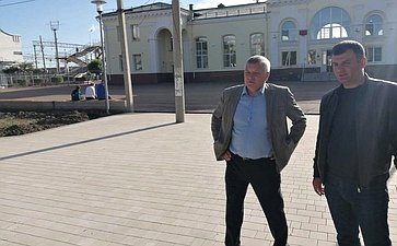 Сергей Михайлов в рамках поездки в регион проинспектировал ход реализации федеральных программ в двух районах Забайкалья