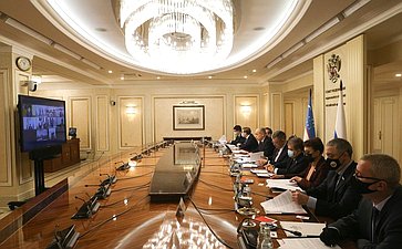 Заседание Комиссии по сотрудничеству Совета Федерации и Сената Олий Мажлиса Республики Узбекистан