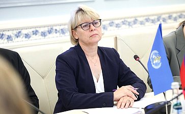 Встреча заместителя Председателя Совета Федерации Инны Святенко с директором Европейского регионального бюро Всемирной организации здравоохранения