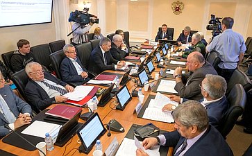 Совместное заседание Комитета СФ по международным делам и Комитета СФ по обороне и безопасности