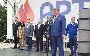 Сергей Колбин принял участие в открытии тематической смены «Школа будущих командиров» в «Артеке»