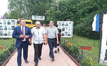 Сергей Рябухин в ходе работы в регионе посетил Вешкаймский район