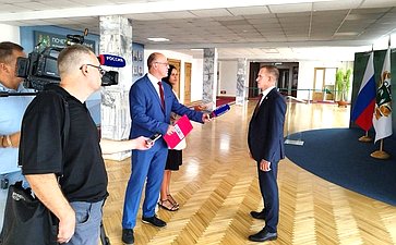 Владимир Кравченко подвел итоги полугодия и рассказал о планах деятельности в Совете Федерации