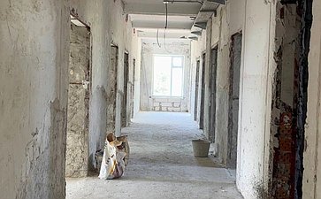 Игорь Кастюкевич ознакомился с ходом ремонтных работ в гериатрическом центре Херсонской области