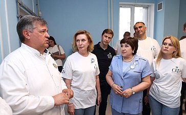 Сенаторы посетили Инфекционный корпус при Областной клинической больнице (г. Владимир)
