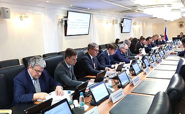 Заседание Комитета Совета Федерации по Регламенту и организации парламентской деятельности