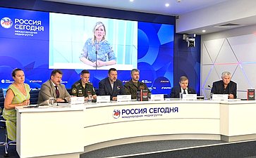 Владимир Джабаров и Наталья Никонорова приняли участие в пресс-конференции, посвященной расследованию военных преступлений киевского режима в Курской области и Донецкой Народной Республике
