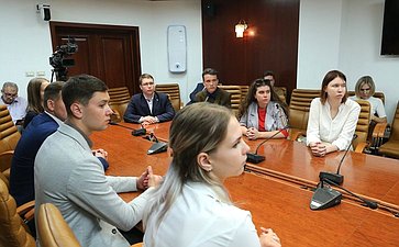 Встреча сенатора РФ Петра Тултаева со студентами МГУ им. Н. Огарева