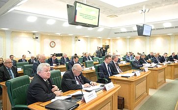 Заседание Совета по законодательному обеспечению оборонно-промышленного комплекса и военно-технического сотрудничества