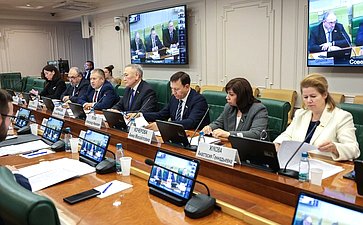Совещание Комитета СФ по федеративному устройству, региональной политике, МСУ и делам Севера совместно с Советом по вопросам развития Дальнего Востока, Арктики и Антарктики при СФ и Комитетом Совета Федерации по экономической политике