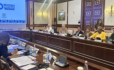 Лилия Гумерова приняла участие в заседании рабочей группы Межпарламентского союза по вопросам науки и техники
