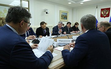 Заседание рабочей группы Комитета СФ по бюджету и финансовым рынкам