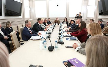 Встречи сенаторов Российской Федерации с делегацией Аппарата Народного Совета Луганской Народной Республики
