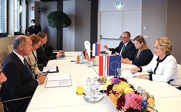 Встреча Валентины Матвиенко с Президентом Национального совета Австрии Вольфгангом Соботкой