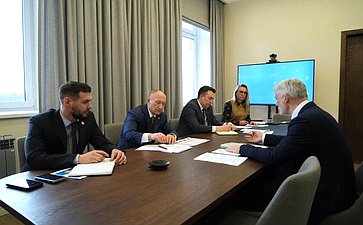 Евгений Дитрих принял участие в мероприятии, на котором губернатор Новгородской области Александр Дронов выступил с посланием к областной Думе