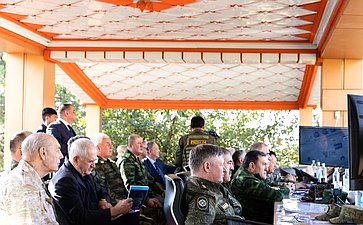 Владимир Булавин принял участие в качестве наблюдателей на совместных (специальных) учениях с Войсками (Коллективными силами) ОДКБ