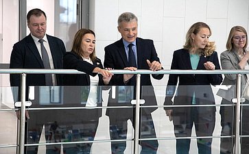 Сенаторы посетили Центр физкультурной и спортивной работы «Олимпия» Тюменского муниципального района