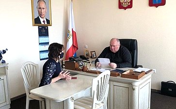 Сергей Аренин в рамках работы в регионе провел прием граждан