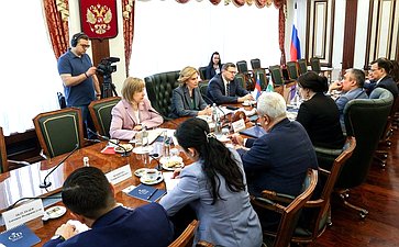 Встреча Инны Святенко с Министром дошкольного и школьного образования Республики Узбекистан Хилолой Умаровой