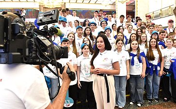 Торжественное мероприятие, посвященное финалу культурно-образовательного проекта «Поезд Памяти» 2025 года