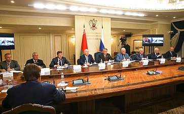 Заседание Межпарламентской комиссии СФ и Совета Республики Национального собрания Республики Беларусь по межрегиональному сотрудничеству