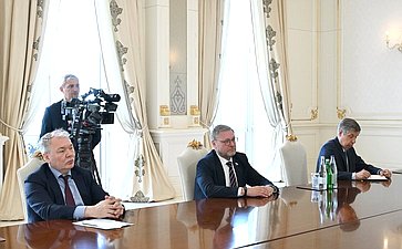 Встреча заместителя Председателя Совета Федерации Константина Косачева и Президента Азербайджанской Республики Ильхама Алиева