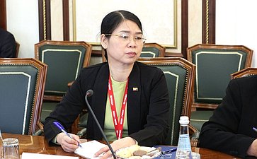 Галина Карелова обсудила с супругой Премьер-министра Республики Союз Мьянма Чжу Чжу Хла возможности сотрудничества в развитии женской повестки двух стран