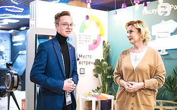 Заместитель Председателя Совета Федерации Инна Святенко приняла участие в проекте «ГосCтартДиалог» в рамках Международной выставки-форума «Россия»
