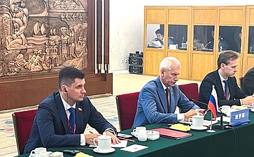 Сенатор Вадим Деньгин принял участие в семинаре для представителей законодательных органов государств-членов ШОС в Пекине, организованном Всекитайским собранием народных представителей