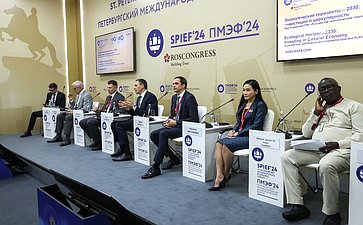 XXVII Петербургский международный экономический форум (ПМЭФ’24). Стратегическая сессия «Экологические горизонты — 2030: инвестиции в циркулярность»