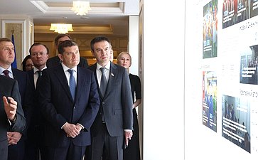 Открытие в Совете Федерации выставки «Гордость. Вдохновение. Мечта», посвященной 80-летию атомной промышленности