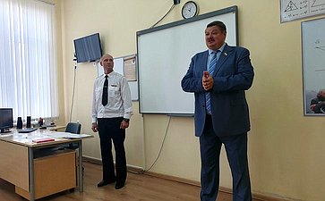 Сергей Колбин поздравил с началом учебного года воспитанников филиала «Нахимовского военно-морского училища» МО РФ