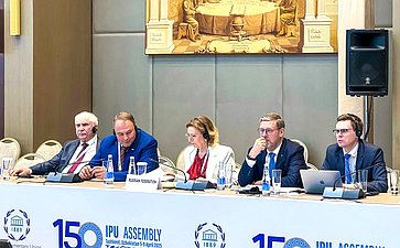 Инна Святенко и Константин Косачев приняли участие в заседании Рабочей группы МПС по мирному разрешению войны на Украине