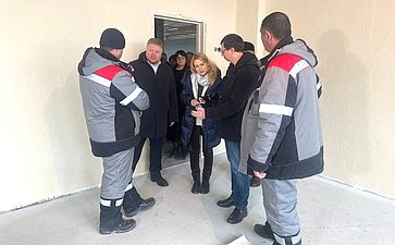 Дарья Лантратова проверила ход ремонтных работ в колледже в Северодонецке