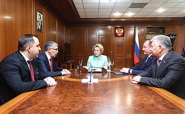 Встреча Председателя Совета Федерации Валентины Матвиенко с руководством Тульской области